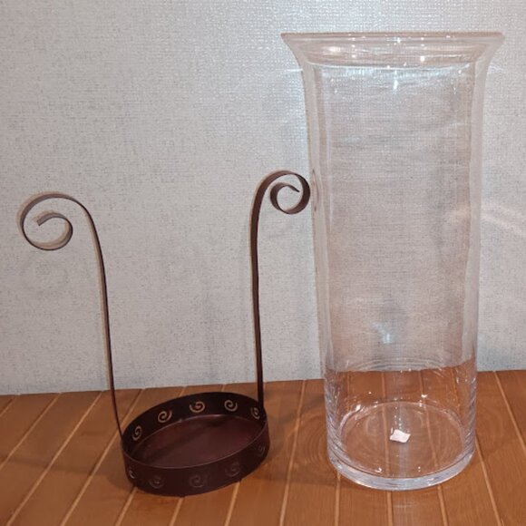 PARTYLITE SUNESTA HURRICANE CANDLE HOLDER 13" TALL RETIRED - STUNNING - Picture 2 of 8